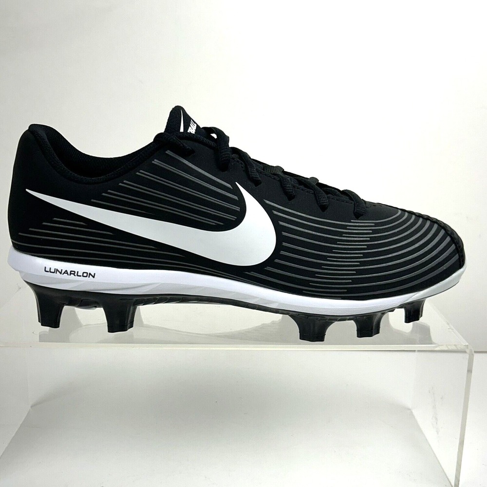Nike Size 11 R 10‎ L Mismatched Hyperdiamond 3 Softball Cleats Black White NEW